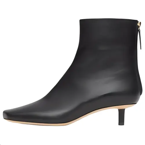 Burberry Ankle Boots 4cm Women's Black