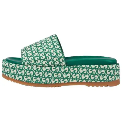 GUCCI Slide Slippers Women's Green