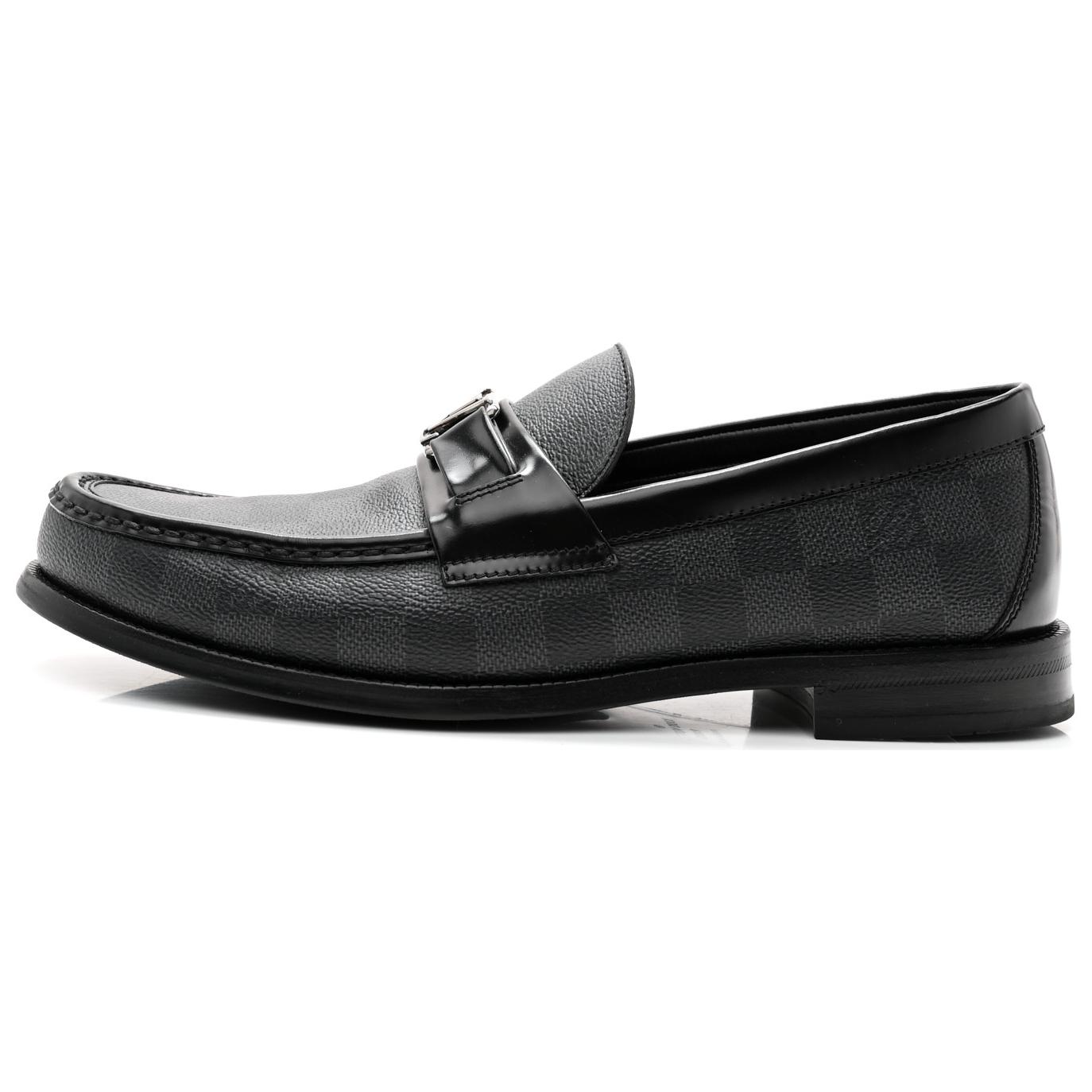 LOUIS VUITTON Major Loafers Men's Black