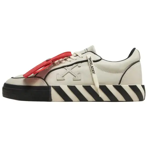 OFF WHITE Low Vulcanized Outlined White Black