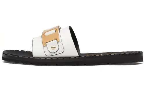PRADA Slide Slippers Women's White