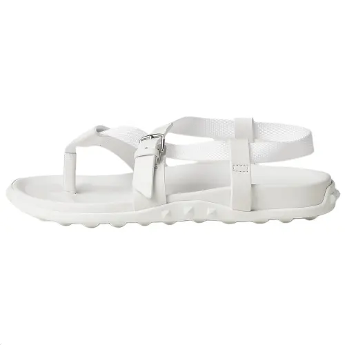 HERMES Inboard One Strap Sandals Women's White