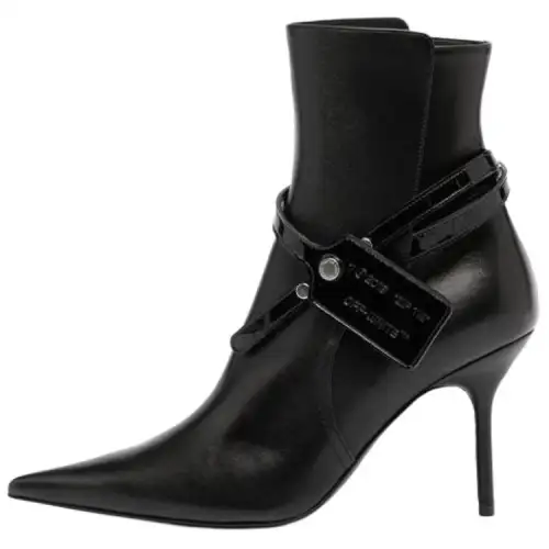 OFF-WHITE Zip Tie stiletto boots Women's