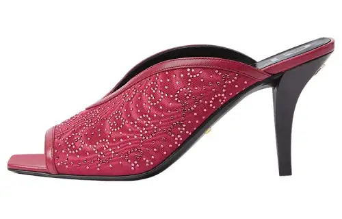 GUCCI GG 75mm Embellished High-heel Mules