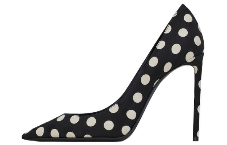 SAINT LAURENT Zoe 105mm Polka Dot-print Pumps