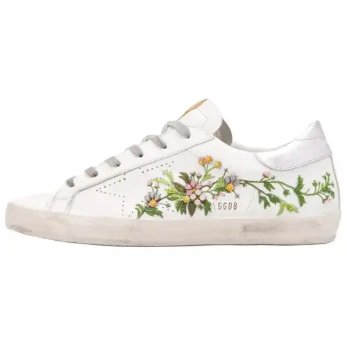 Golden Goose Super Star Skateboard Shoes Women's Low Top White