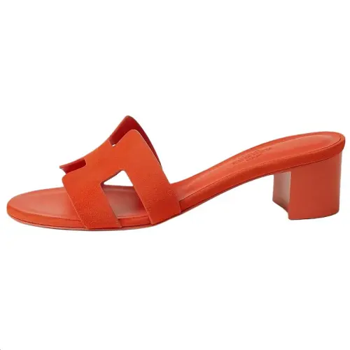 HERMES Oasis Slide Slippers Women's Orange