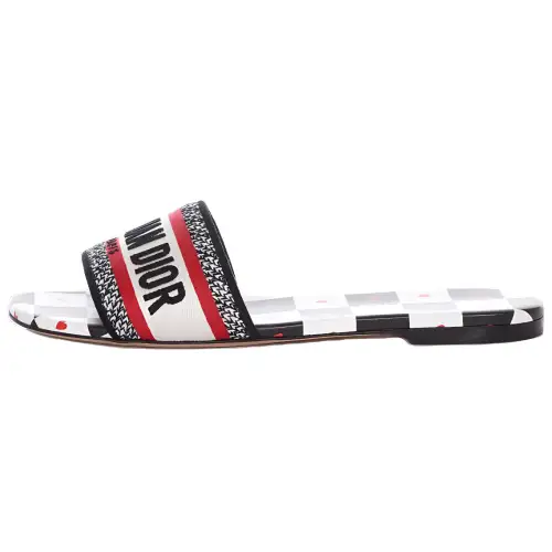 DIOR Dway Stylish Sandal Women's Black Red