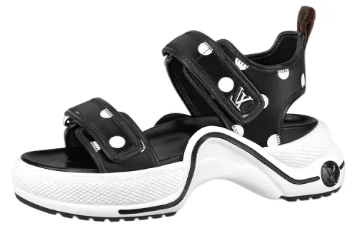 LOUIS VUITTON Archlight One Strap Sandals Women's Black