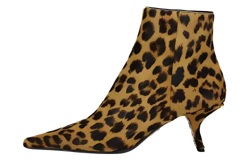 PRADA Leather Ankle Boots 6.5cm Women's Tan