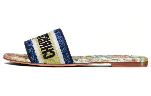 DIOR Dway Slide Slippers Women's Blue