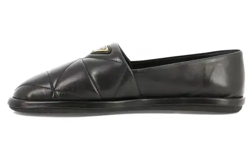 PRADA Leather Women's Casual Shoes Women's Black