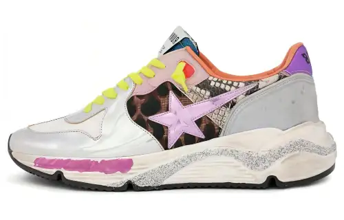 Golden Goose Running Sole Low top Casual Shoes Women's Multicolor Distressed