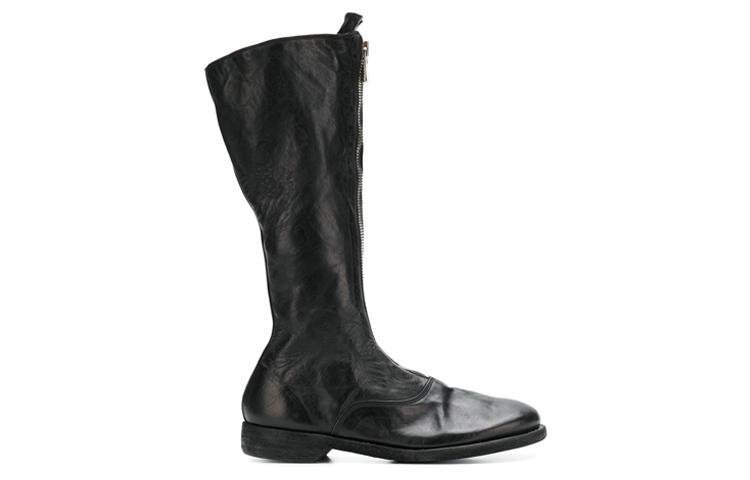 GUIDI Cow Leather Knee high Boots Women's Black