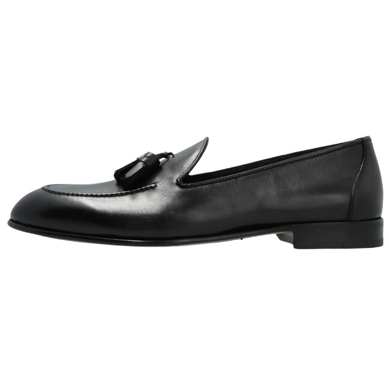 Кожаные ботинки BRIONI с круглым носком для отдыха обувь мужской стиль черный