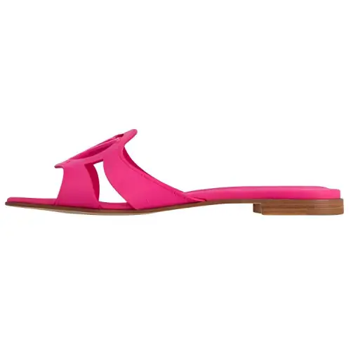 LOUIS VUITTON Isola Slide Slippers Women's Fuchsia
