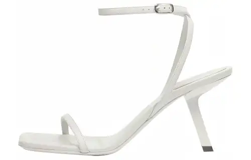 Balenciaga Void Fashion One Strap Sandals Women's White