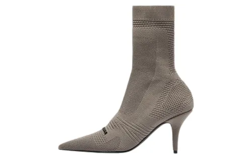 Balenciaga Knife Ankle Boots Women's Brown