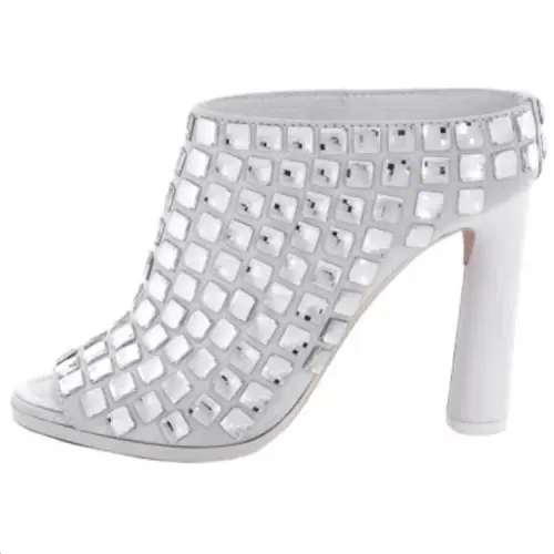 Burberry Slide Slippers Women's White