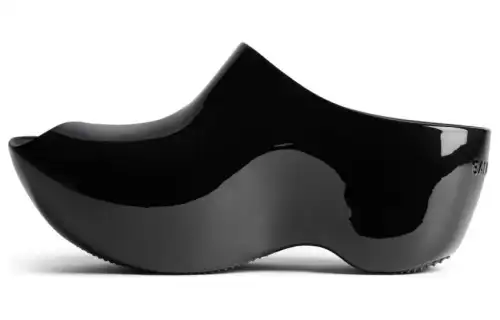 Balenciaga Technoslide Sandals 'Black' Women's