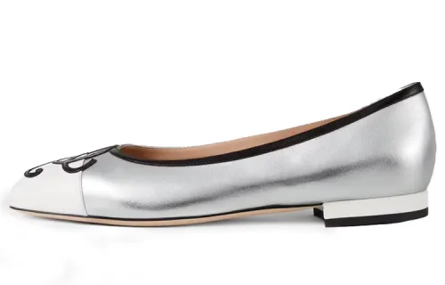 GUCCI Women's Casual Shoes Women's Silvery White