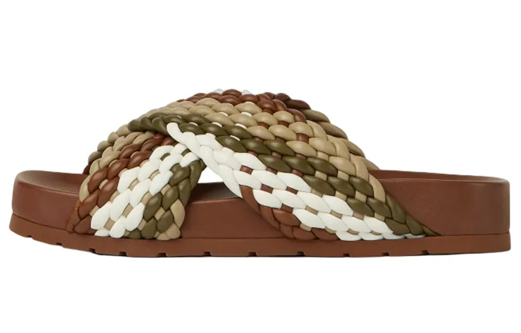 Bottega Veneta Platform Slide Slippers Men's Green