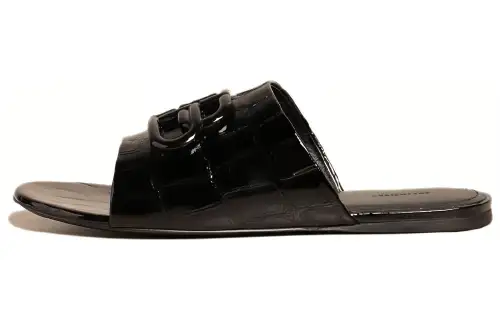 Balenciaga Crocker Slide Slippers Women's Black