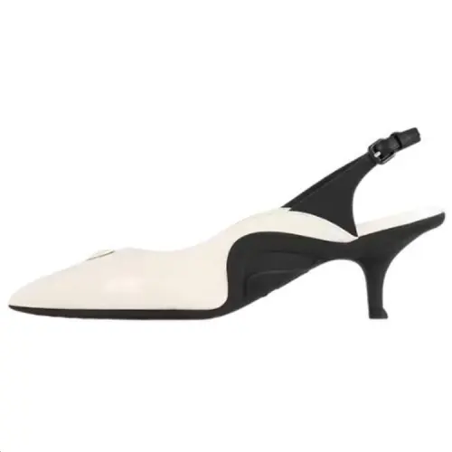 LOUIS VUITTON Archlight Patent Leather Slim Heel High Heels 5.5cm Women's White