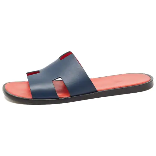 HERMES Izmir Slide Slippers Men's Blue Red