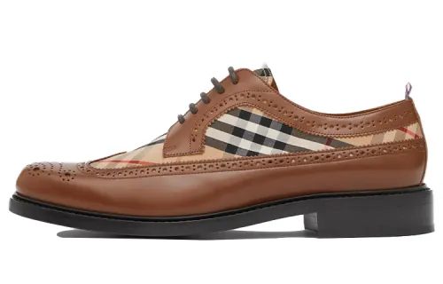 Burberry VINTAGE Casual Shoes Men's Dark Brown
