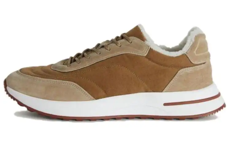 Loro Piana Low top Casual Shoes Men's Ginger Yellow