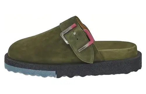 OFF WHITE Stylish Sandal Men's Green