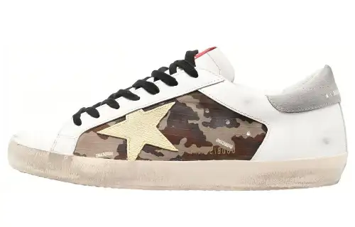 Golden Goose Camouflage-panel Star-patch Sneakers