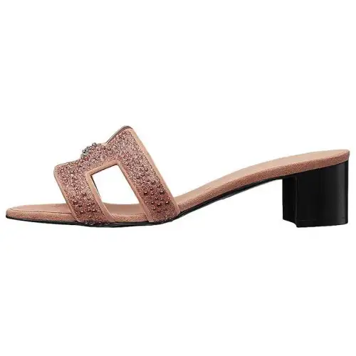HERMES Oasis Slide Slippers Women's Pink