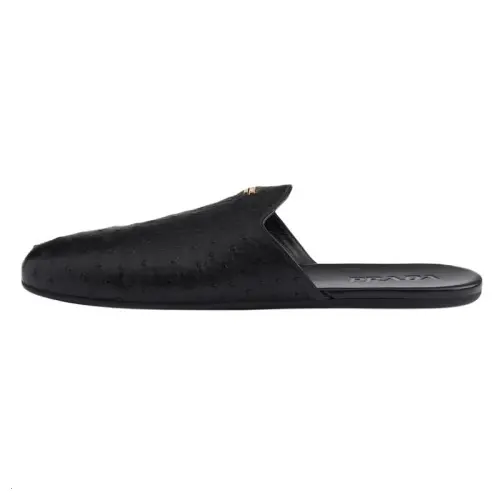 PRADA Closed Toe Slippers Men's Black