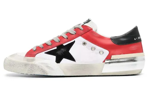 Golden Goose Super Star Skateboard Shoes Men's Low Top White