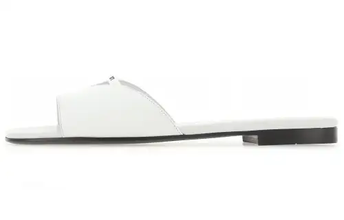 PRADA Slip Resistant Slide Slippers Women's White