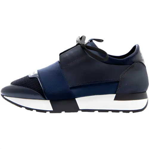 Balenciaga Race Runner Low top Casual Shoes Women's Blue