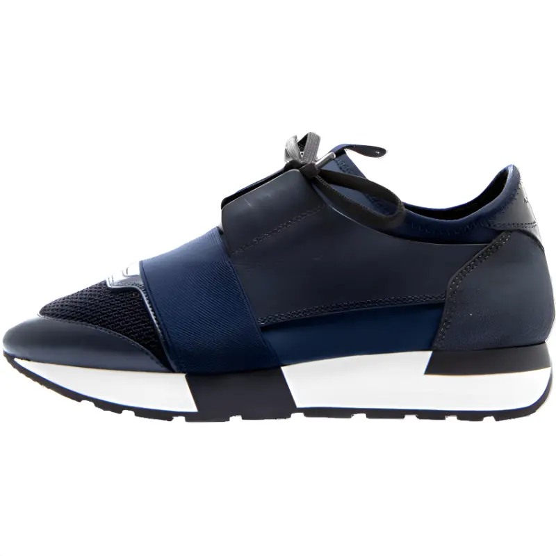 Balenciaga Race Runner Low top Casual Shoes Women's Blue