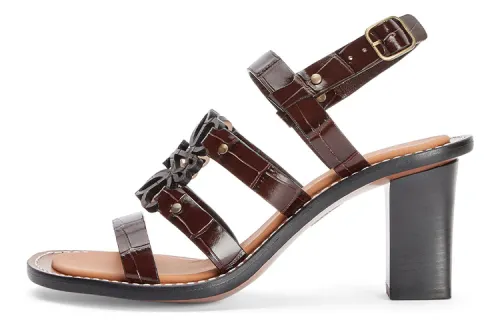 LOEWE Anagram High Heels Women's Brown