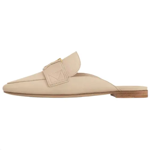 LOUIS VUITTON Capri Quiet Closed Toe Slippers Women's Umber