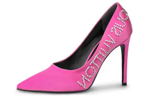LOUIS VUITTON Call Back Slim Heel High Heels 10.5cm Women's Rose Red