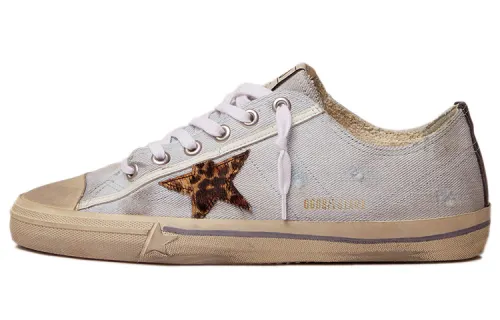 Golden Goose V Star LTD Stylish Skateboarding Shoes Men's Gray