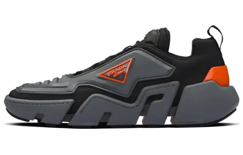 PRADA Casual Shoes Men's Low Top Black/Gray