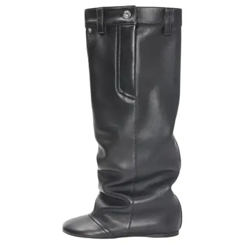 LOEWE Toy Leather Ankle Boots Women's Black