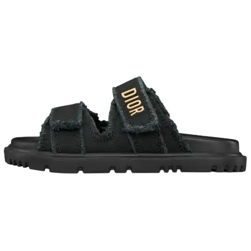 DIOR DiorAct Slide Slippers Women's Black