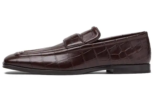 Bottega Veneta Loafers Casual Shoes Women's Coffee