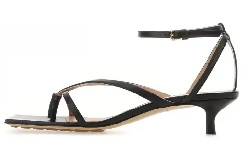 Bottega Veneta Stretch Leather Stylish Sandal Women's Black