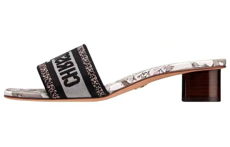 DIOR Dway Slide Slippers Women's White