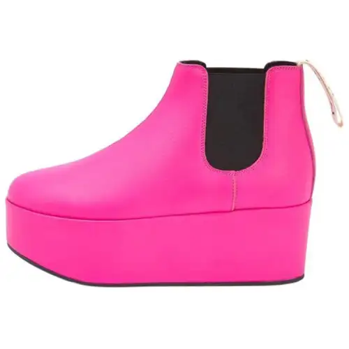 LOEWE Ankle Length Chelsea Boots Women's Pink